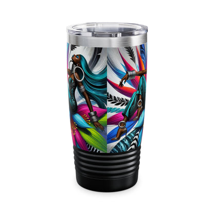 Flower Divas Ringneck Tumbler, 20oz #FD1