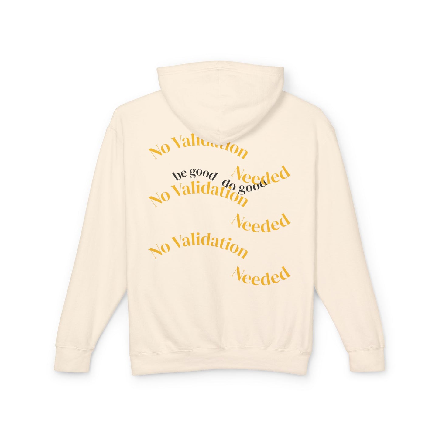 Empowering Affirmations Lightweight Hoodie, Inspirational Sweatshirt, Self Love