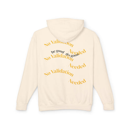 Empowering Affirmations Lightweight Hoodie, Inspirational Sweatshirt, Self Love