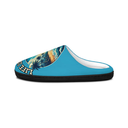 Life Is Wavy Men's Indoor Slippers #LIW2