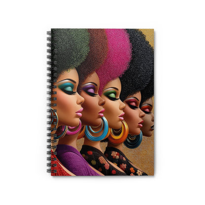 Vibrant Afro-Chic Spiral Notebook, Colorful Notebook for Writers, Gift for [...]