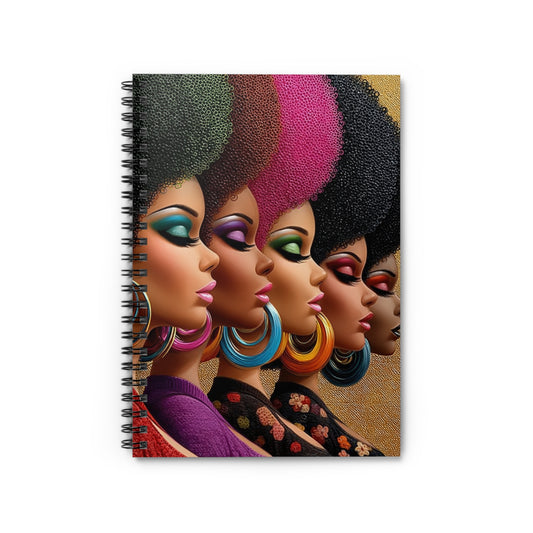 Vibrant Afro-Chic Spiral Notebook, Colorful Notebook for Writers, Gift for [...]
