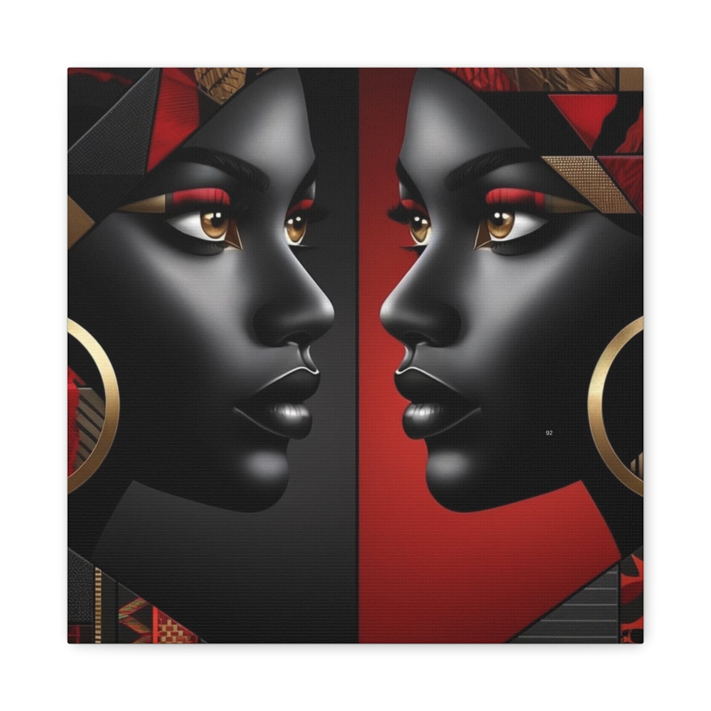 Dual Faced Matte Canvas, Stretched, 1.25" #DF1