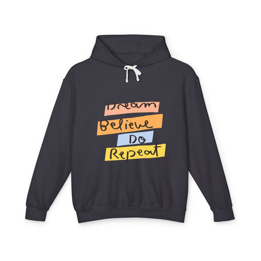 Affirmations Unisex Lightweight Hooded Sweatshirt #AU2