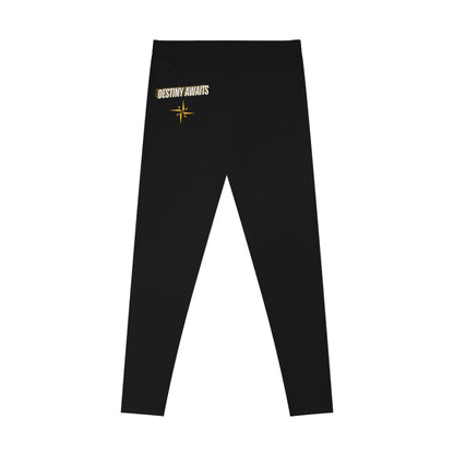 Destined For Greatness Stretchy Leggings (AOP) #D.1