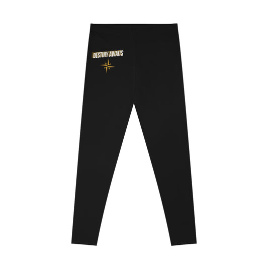 Destined For Greatness Stretchy Leggings (AOP) #D.1