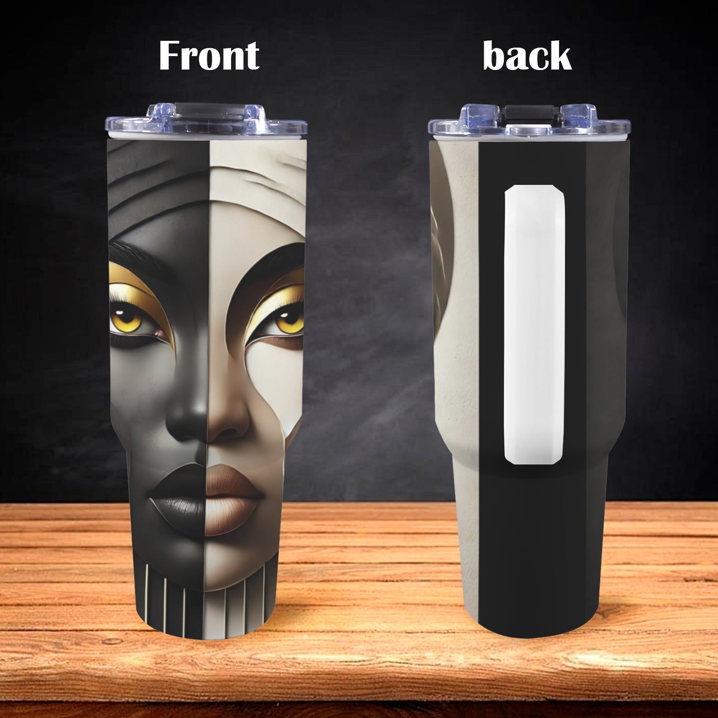 Duality 40 oz Tumbler With White Handle 40oz Tumbler with White Handle