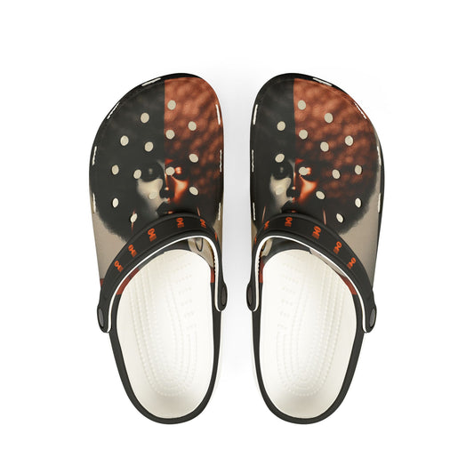 Afro Power EVA Foam Rubber Shoes (AOP) #AP2