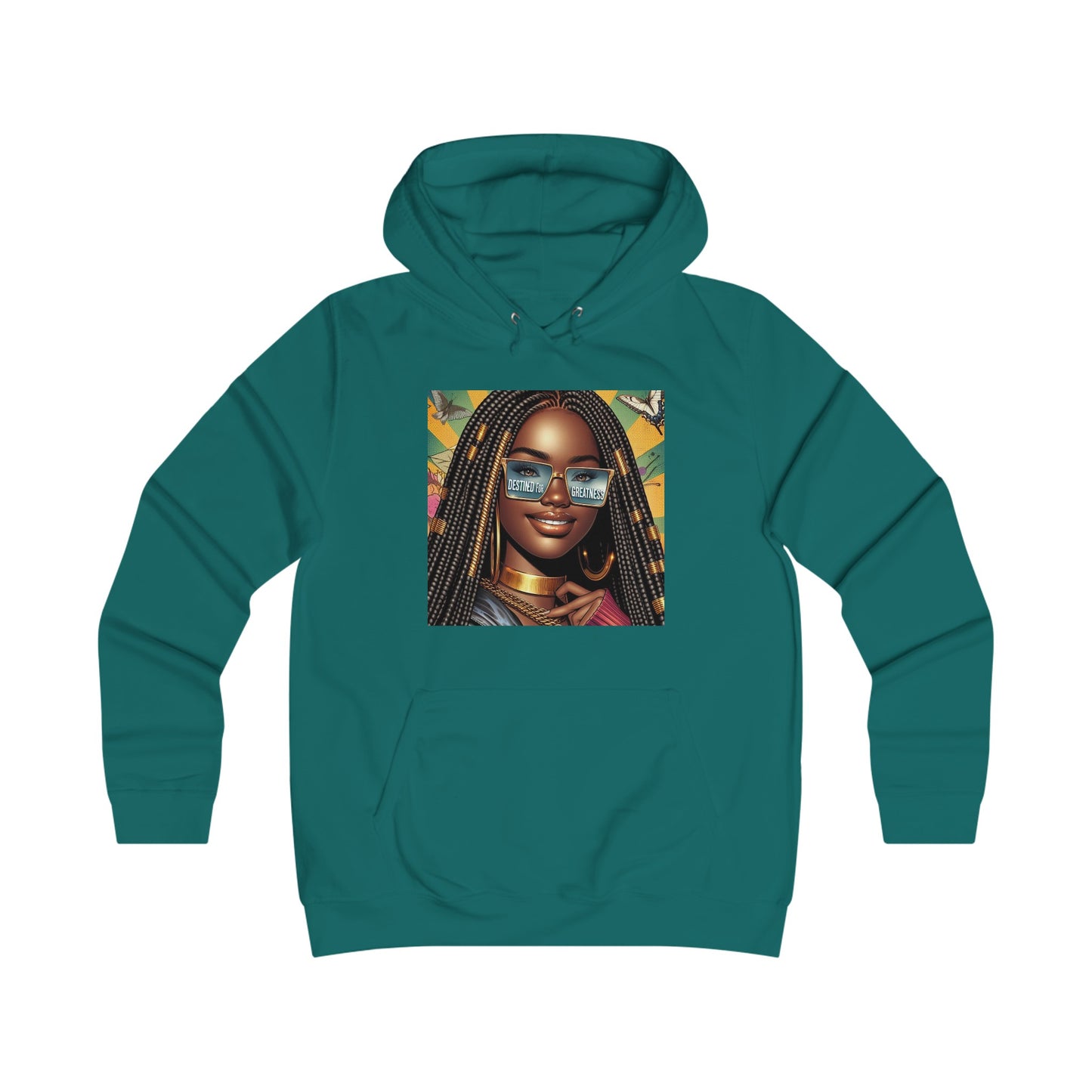Destined For Greatness Girlie College Hoodie #1