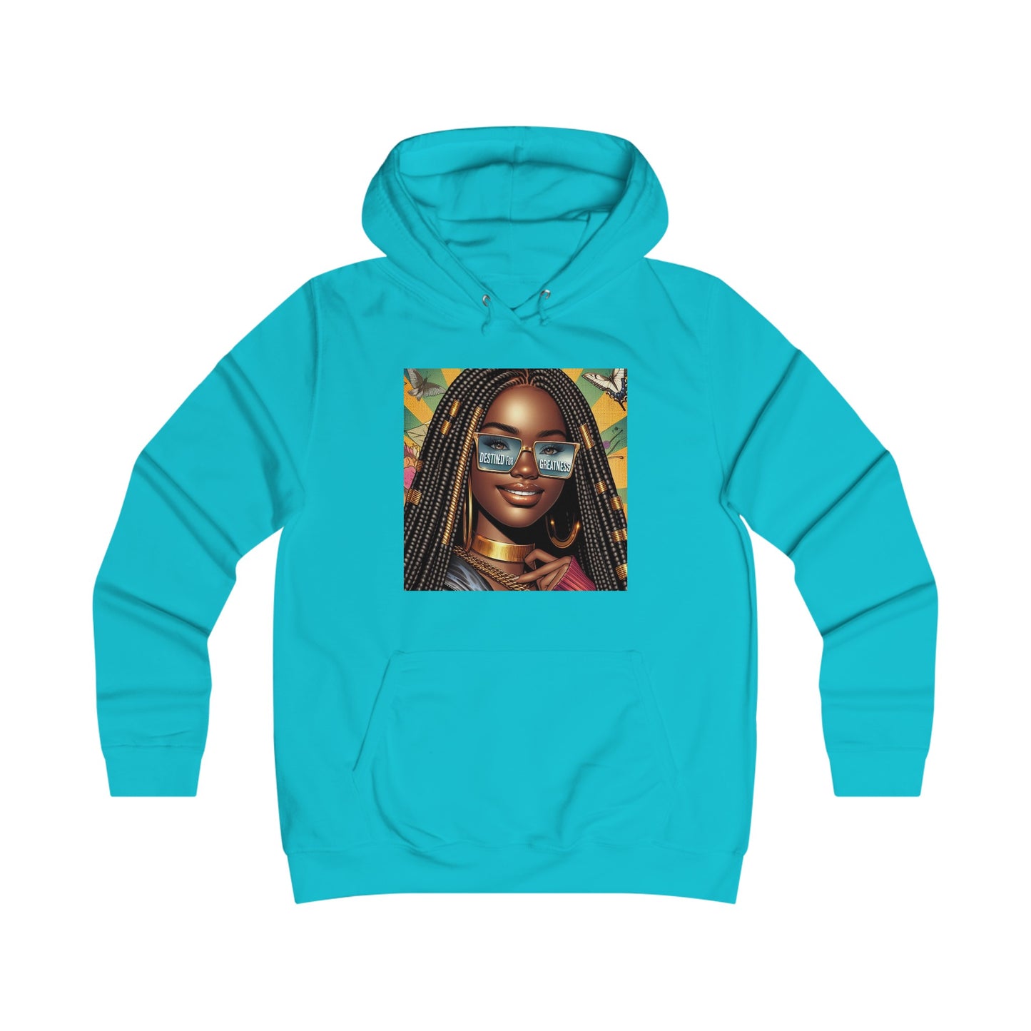 Destined For Greatness Girlie College Hoodie #1