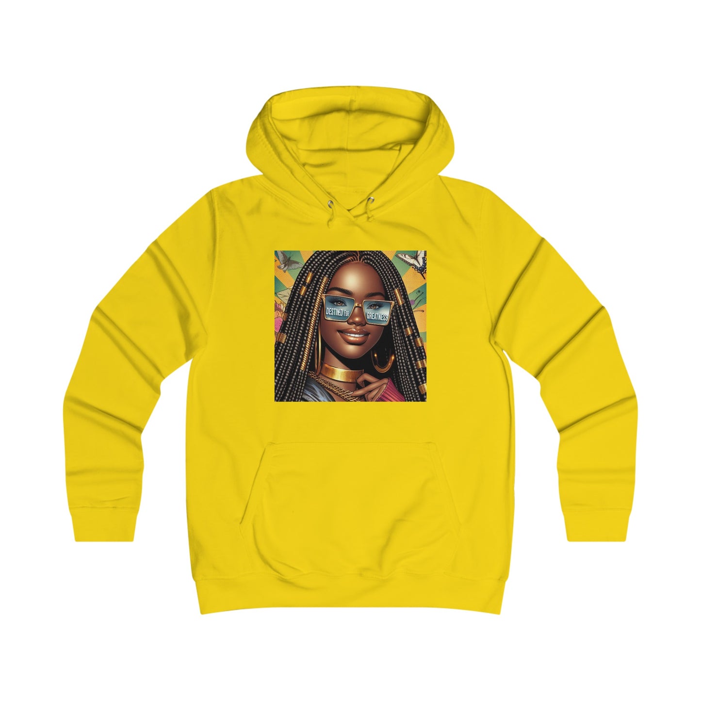 Destined For Greatness Girlie College Hoodie #1