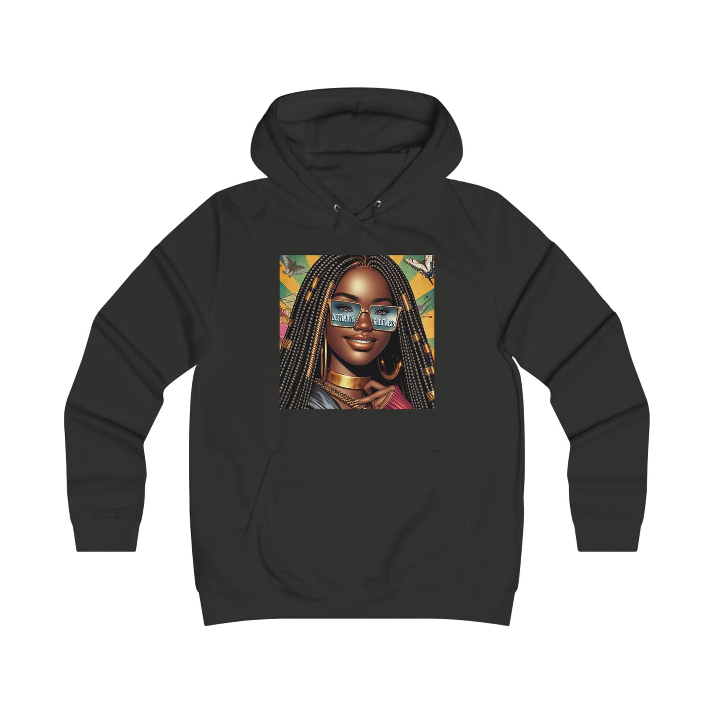 Destined For Greatness Girlie College Hoodie #1