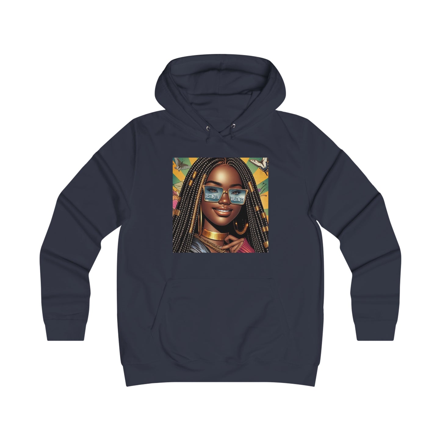 Destined For Greatness Girlie College Hoodie #1