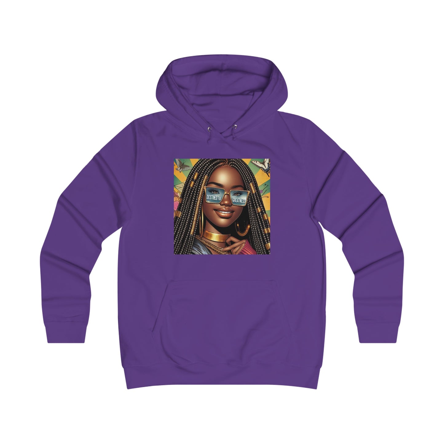 Destined For Greatness Girlie College Hoodie #1