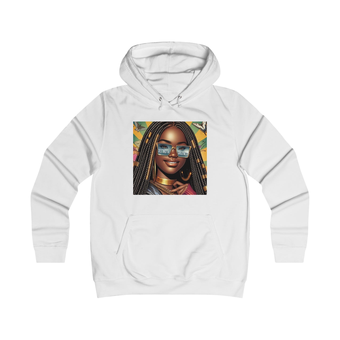 Destined For Greatness Girlie College Hoodie #1