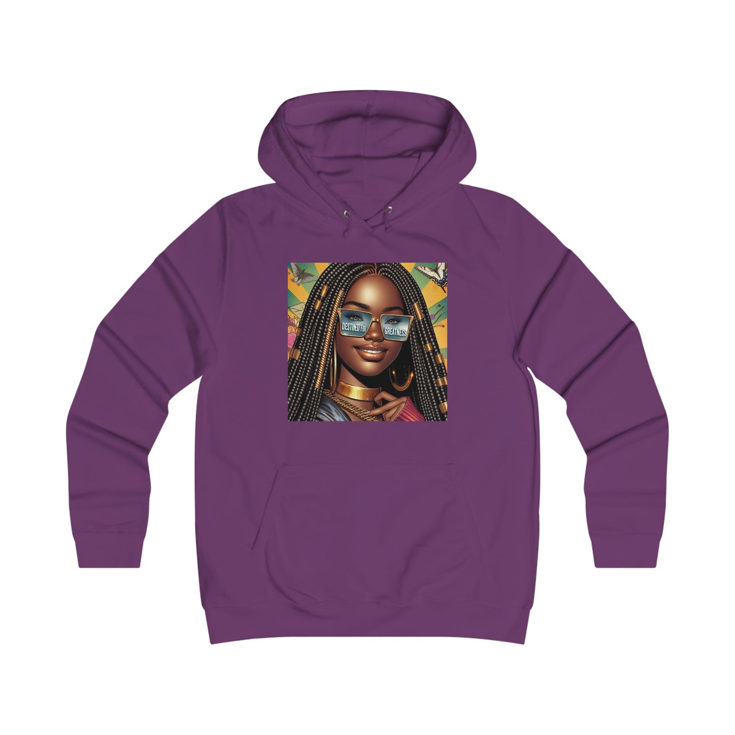Destined For Greatness Girlie College Hoodie #1