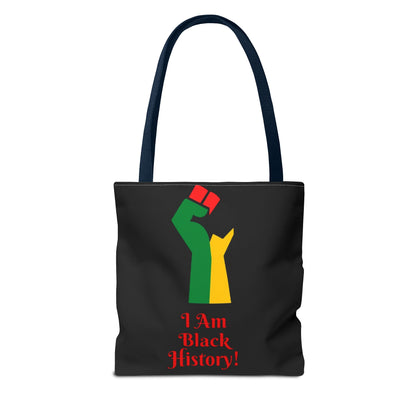 Empowering Black History Tote Bag - "I Am Black History!"