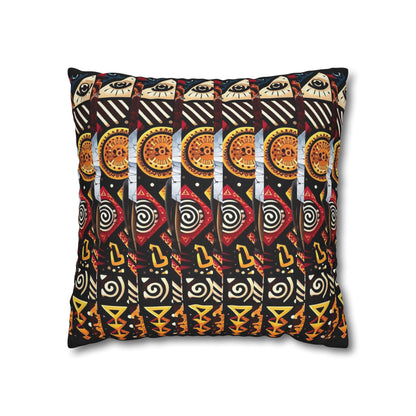 Cracked Beauty Spun Polyester Square Pillowcase #CB3