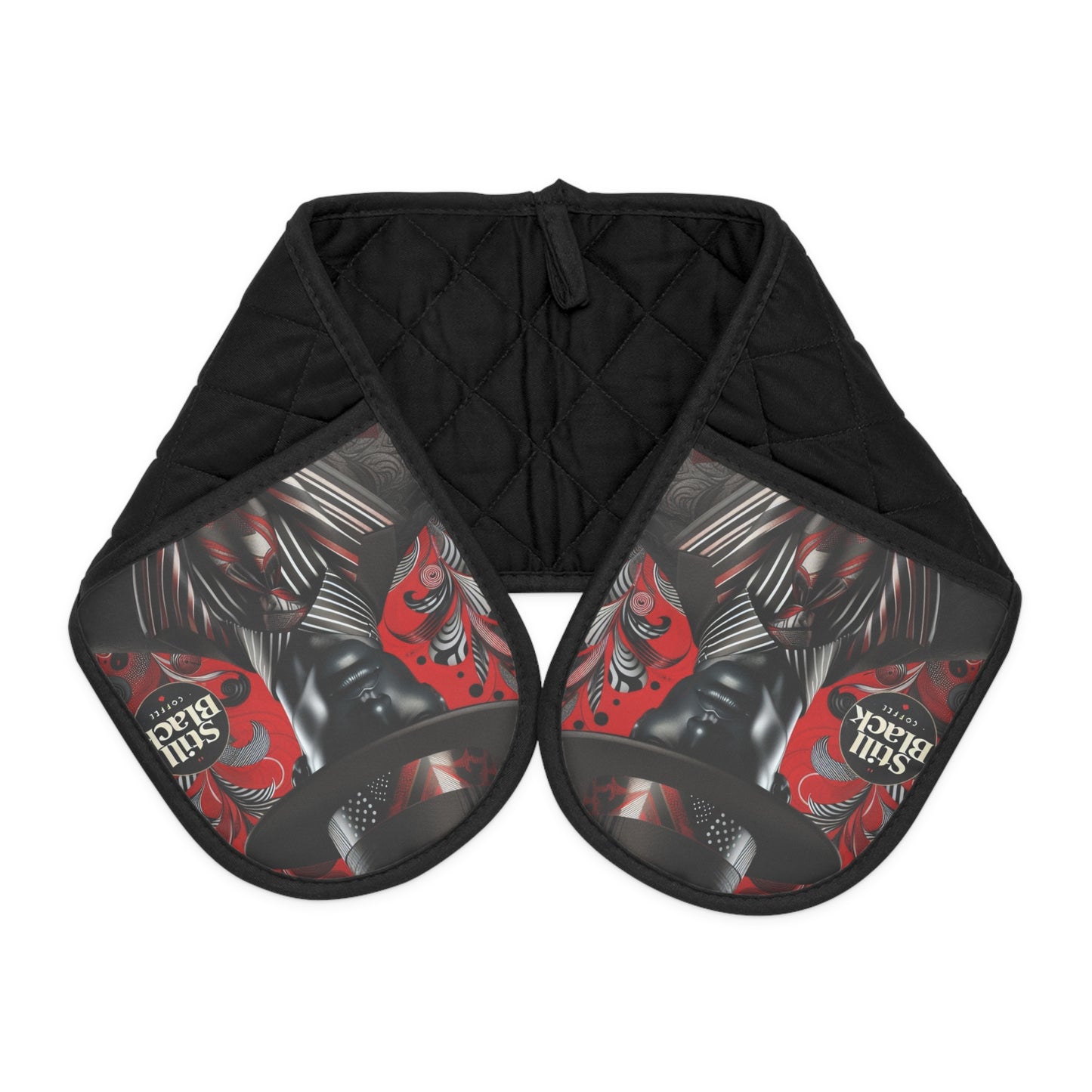 Stll Black Oven Mitts #SB13