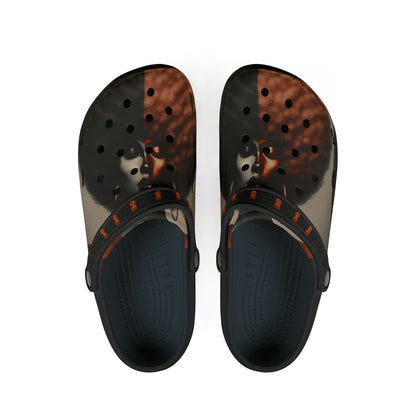 Afro Power EVA Foam Rubber Shoes (AOP) #AP2