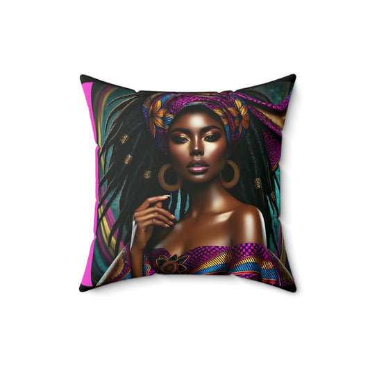 Divinity Luxury Spun Polyester Square Pillow #DL1