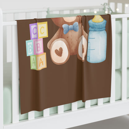 Teddy Bear Baby Swaddle Blanket #TB1