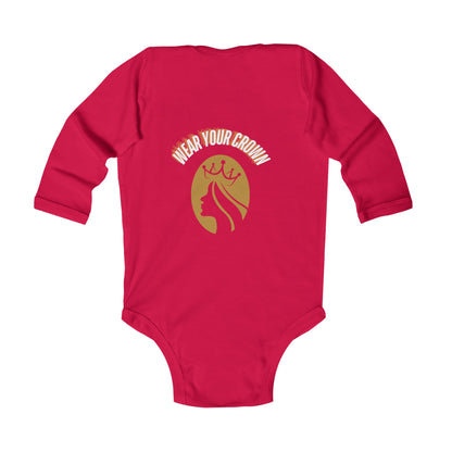 Wear Your Crown Infant Long Sleeve Bodysuit #23IU