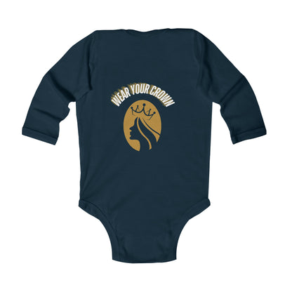Wear Your Crown Infant Long Sleeve Bodysuit #23IU