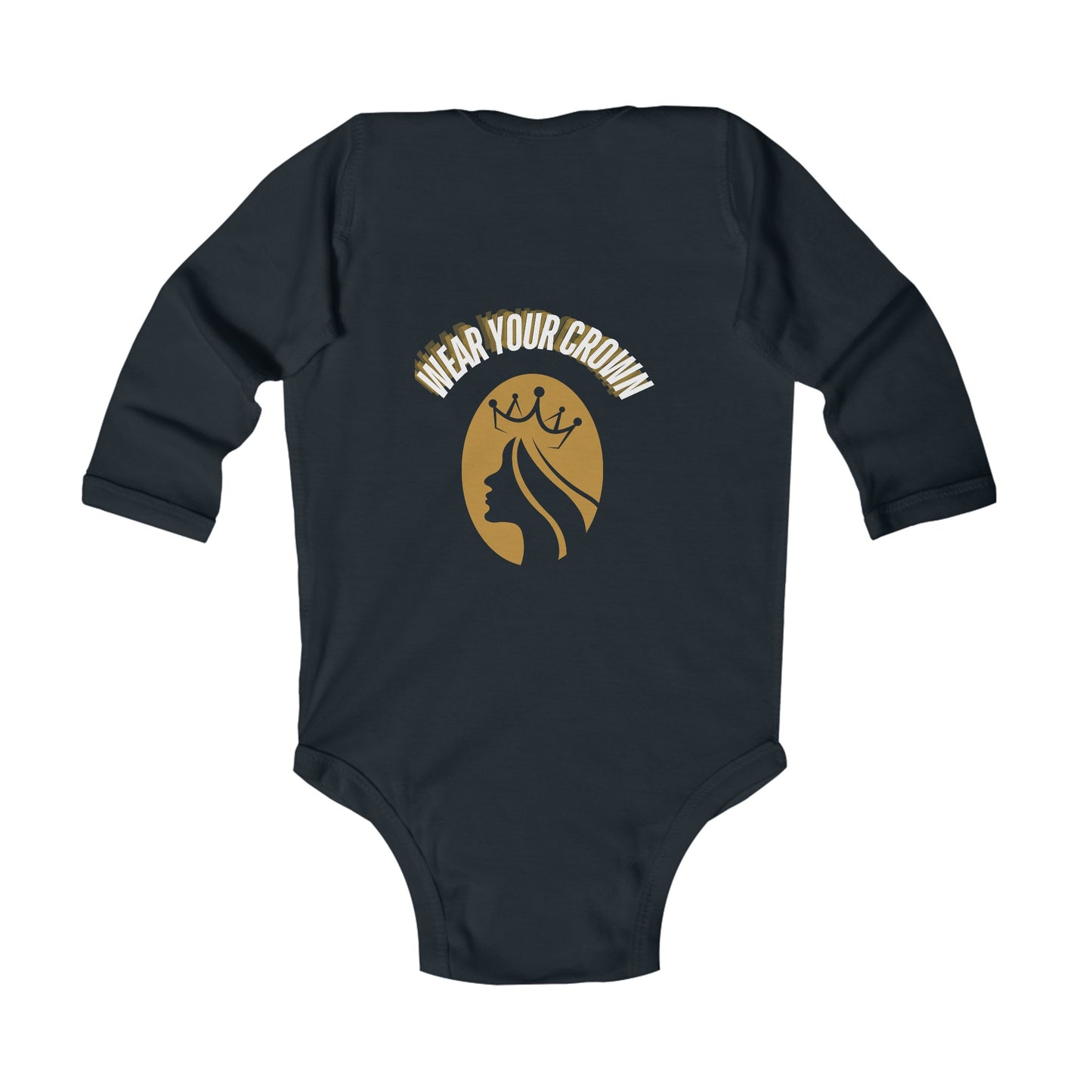 Wear Your Crown Infant Long Sleeve Bodysuit #23IU