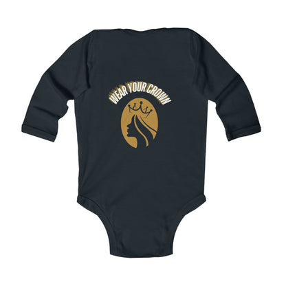 Wear Your Crown Infant Long Sleeve Bodysuit #23IU