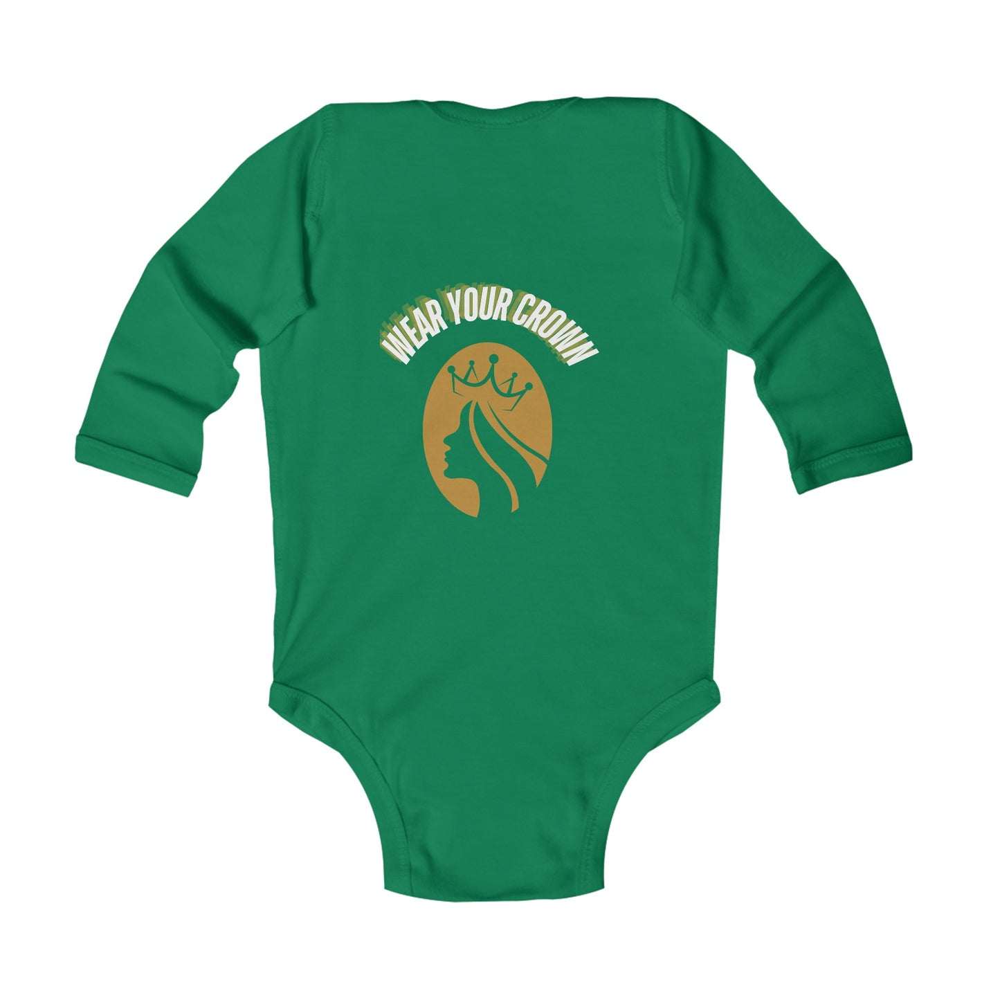 Wear Your Crown Infant Long Sleeve Bodysuit #23IU