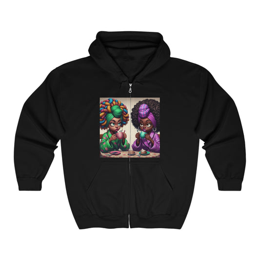 Monday Vibes Unisex Heavy Blend™ Full Zip Hooded Sweatshirt #MV6