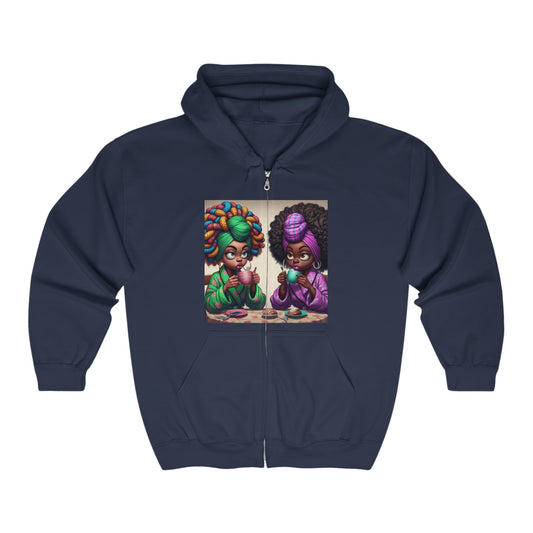 Monday Vibes Unisex Heavy Blend™ Full Zip Hooded Sweatshirt #MV6