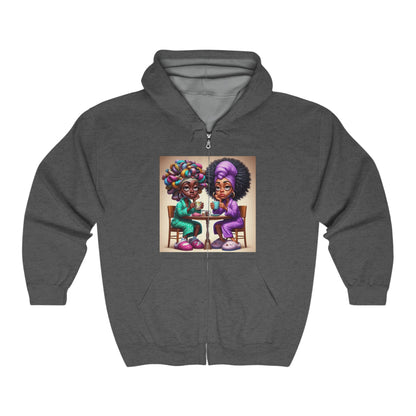 Monday Vibes Unisex Heavy Blend™ Full Zip Hooded Sweatshirt #MV2