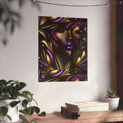Purrple Reign Matte Vertical Posters #PR7