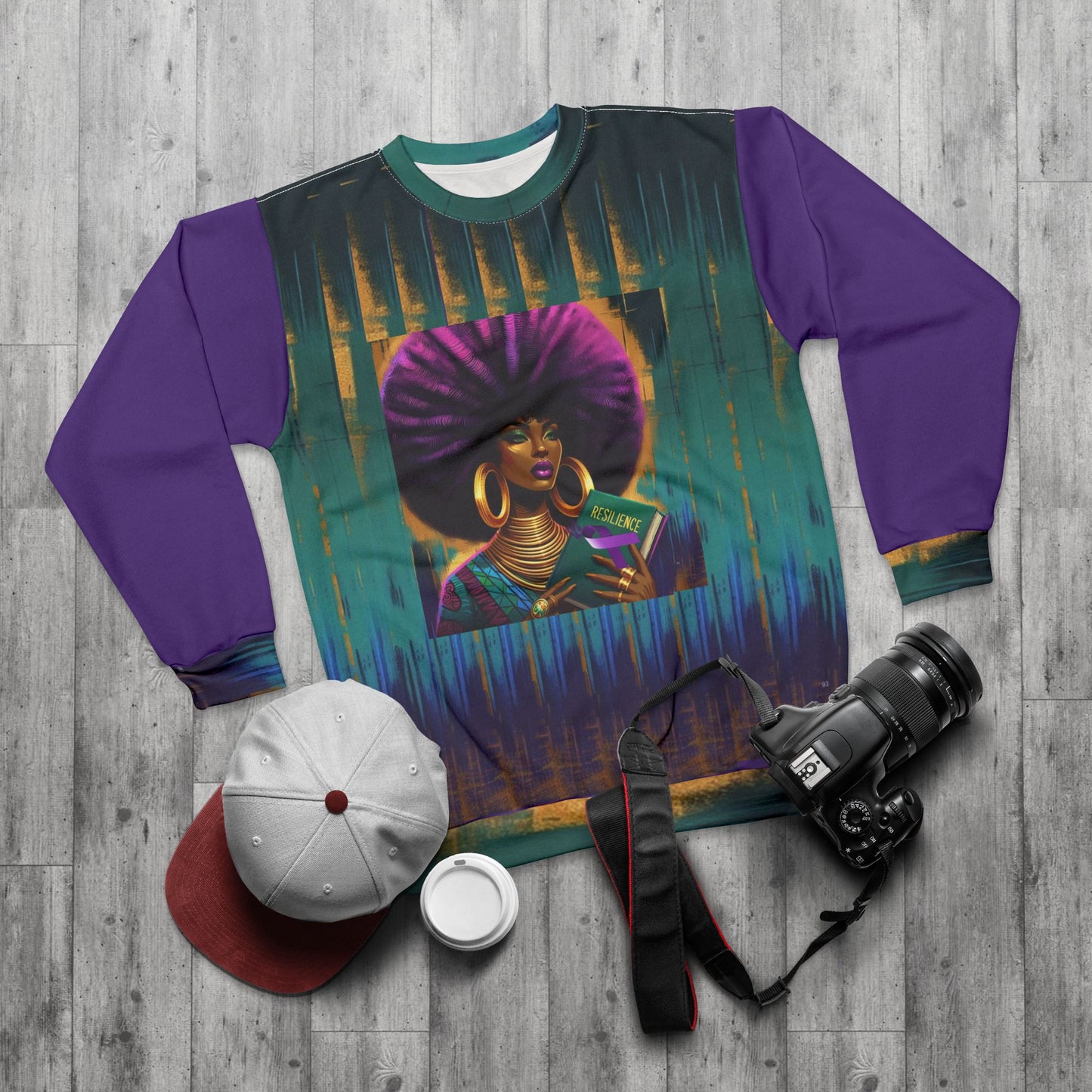 Lupus Thriver Resilience Unisex Sweatshirt (AOP) #LTR1