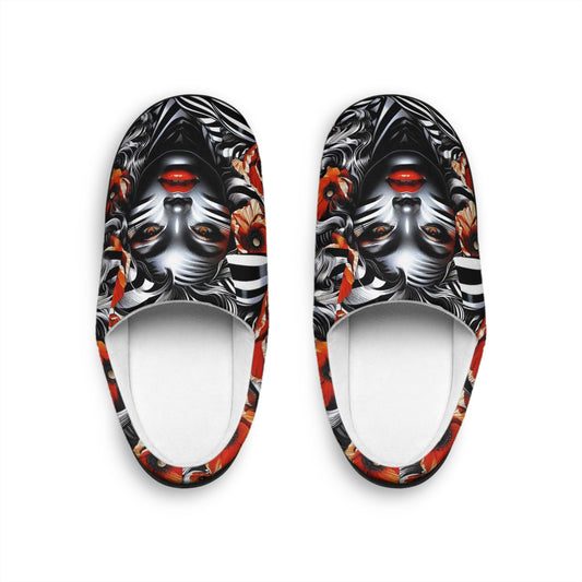Zebra Fantasy Women's Indoor Slippers #ZF27