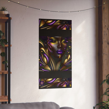 Purrple Reign Matte Vertical Posters #PR7