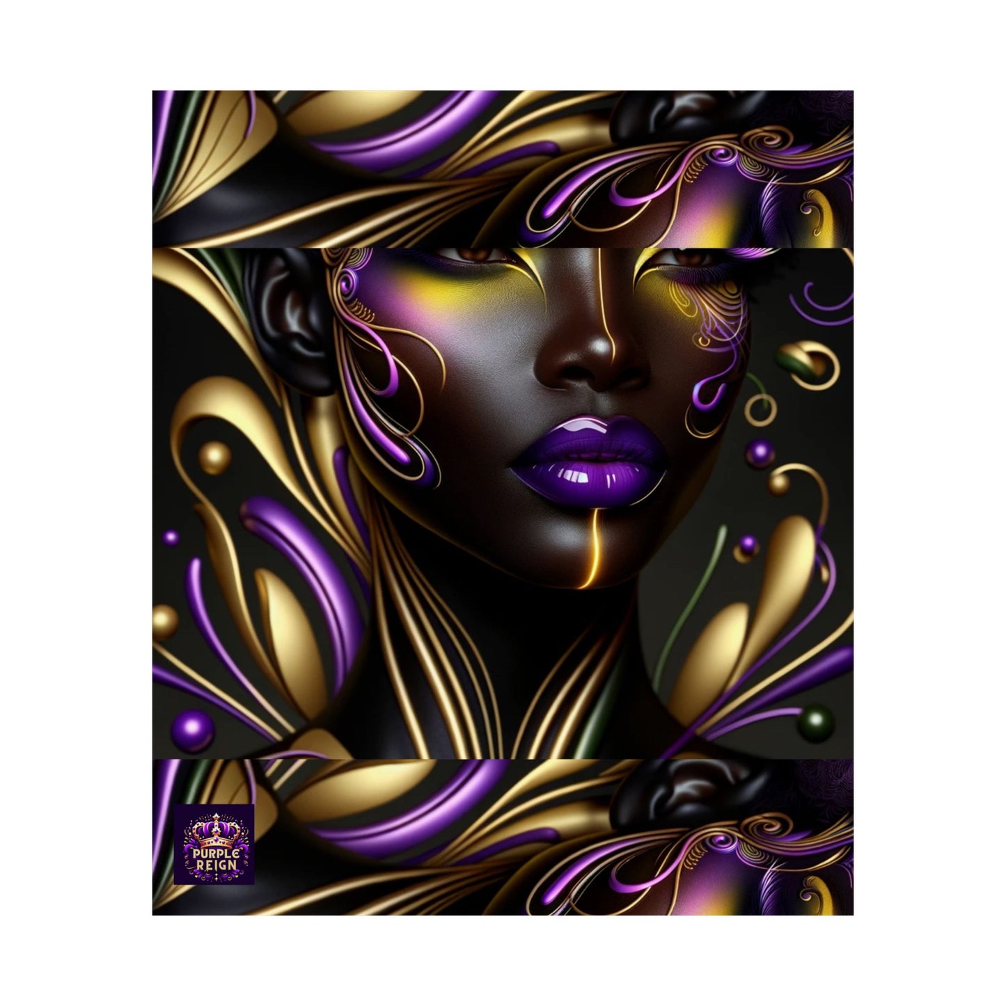 Purrple Reign Matte Vertical Posters #PR7