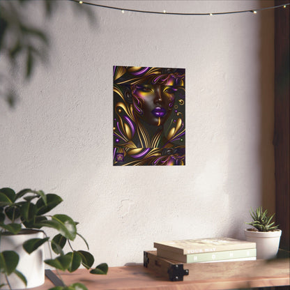 Purrple Reign Matte Vertical Posters #PR7