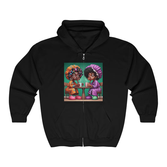 Monday Vibes Unisex Heavy Blend™ Full Zip Hooded Sweatshirt #MV5
