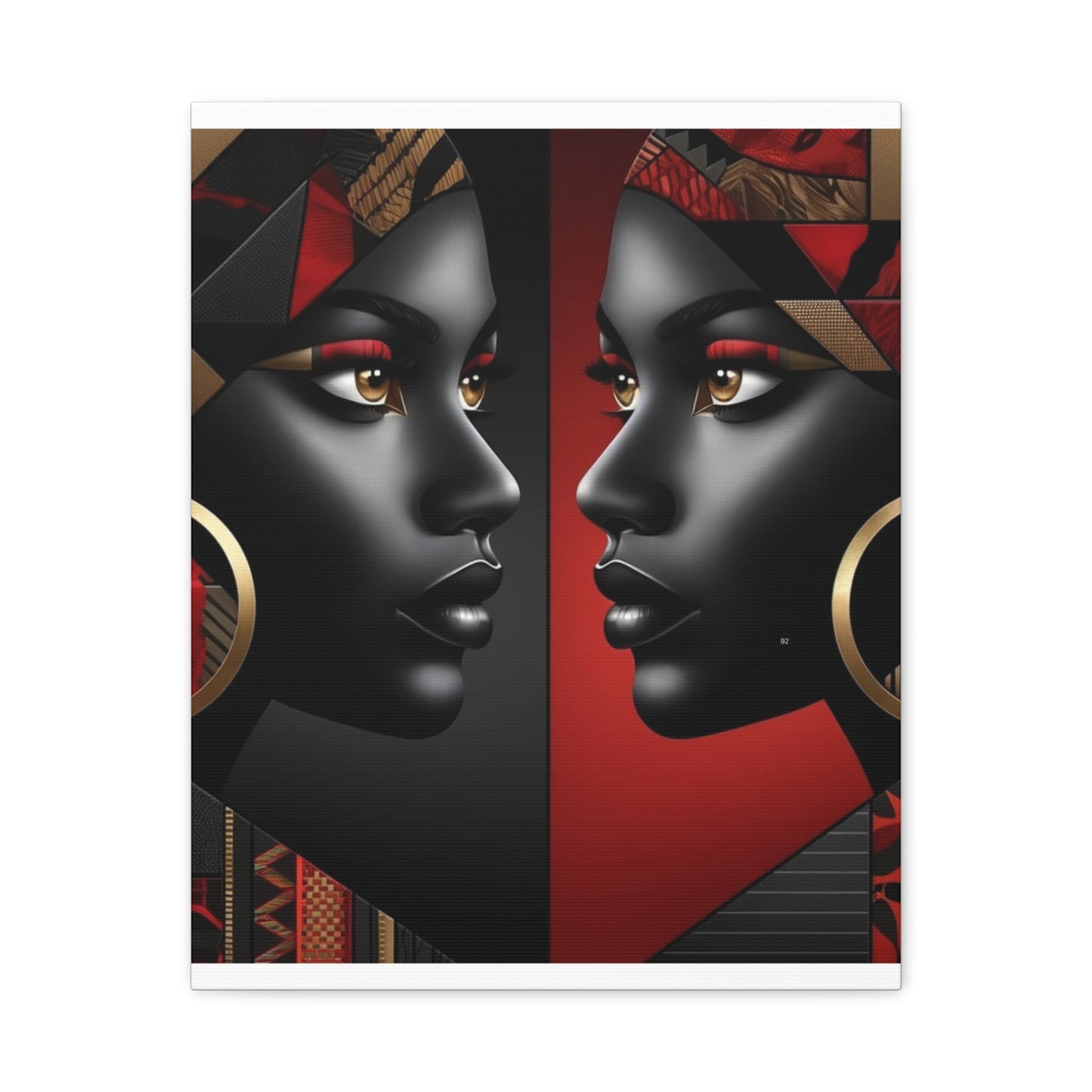 Dual Faced Matte Canvas, Stretched, 1.25" #DF1