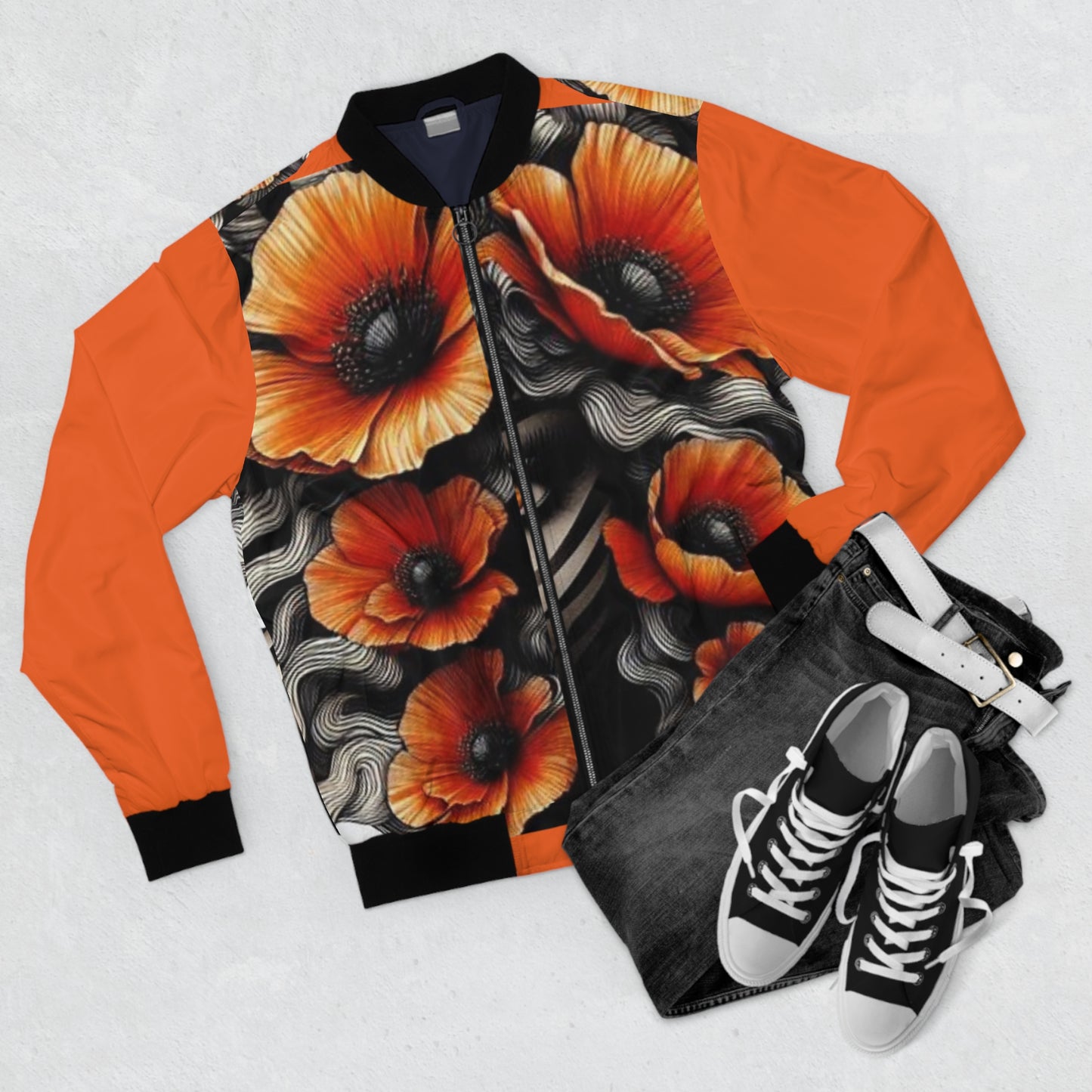 Zebra Fantasy Men's Bomber Jacket (AOP) #ZF13