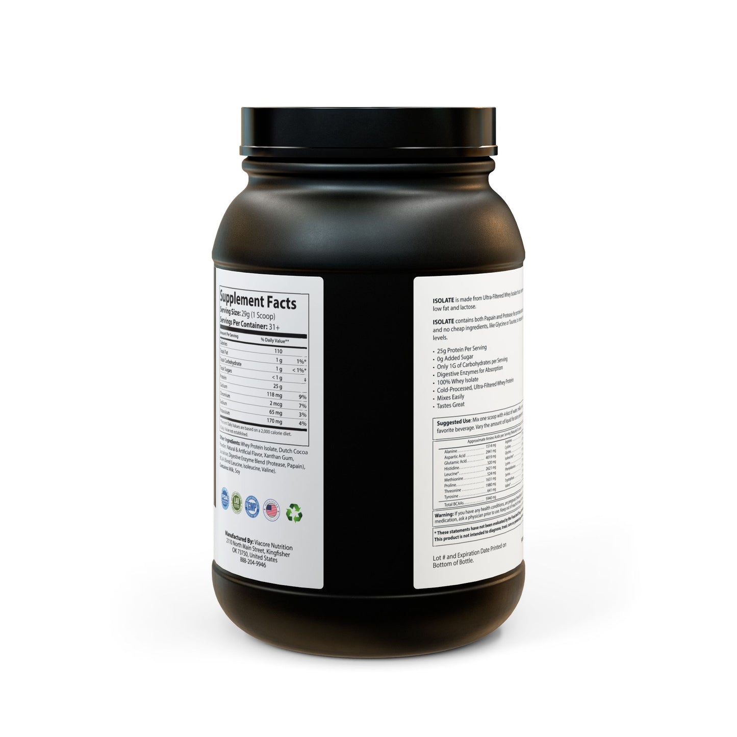 Whey Isolate Protein Supplement (907g, 2lb) #27