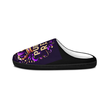 Purple Reign Men's Indoor Slippers #PR9