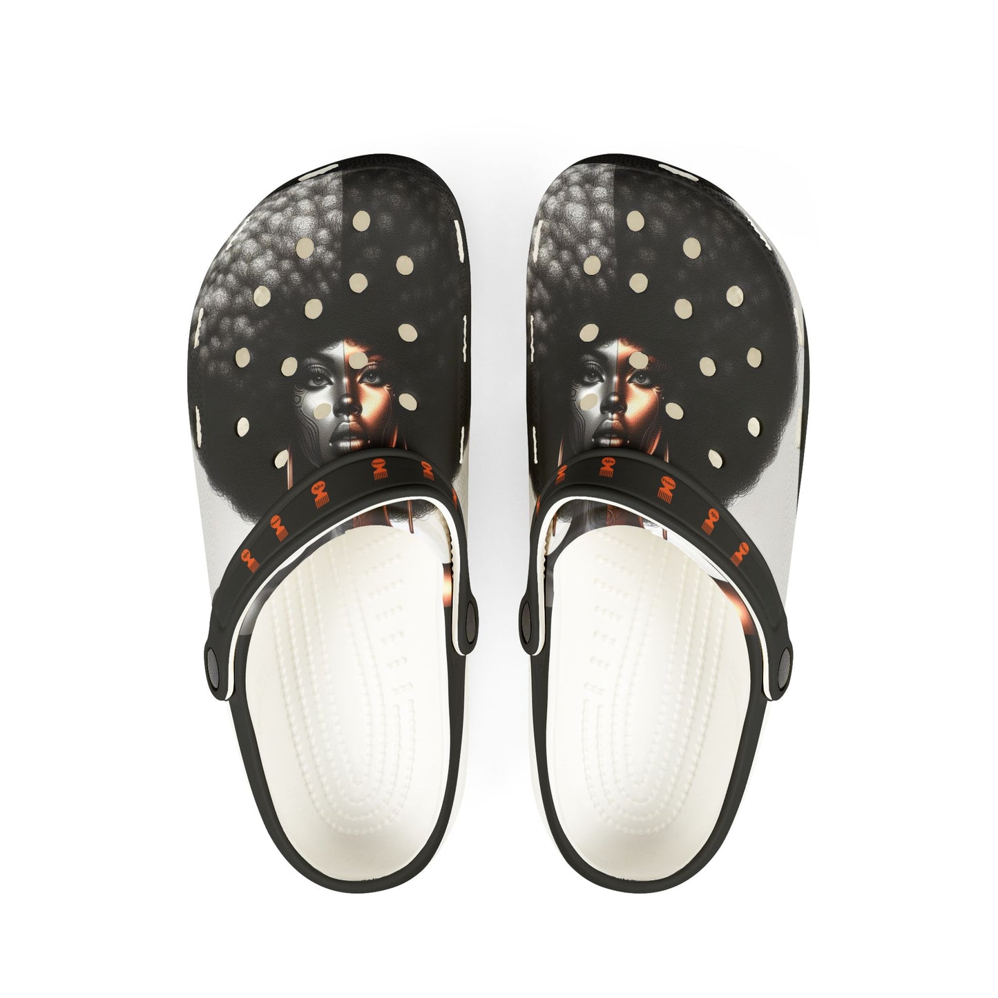 Afro Power EVA Foam Rubber Shoes (AOP) #AP8