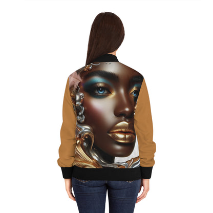 Ethereal Women's Bomber Jacket (AOP) #EC2