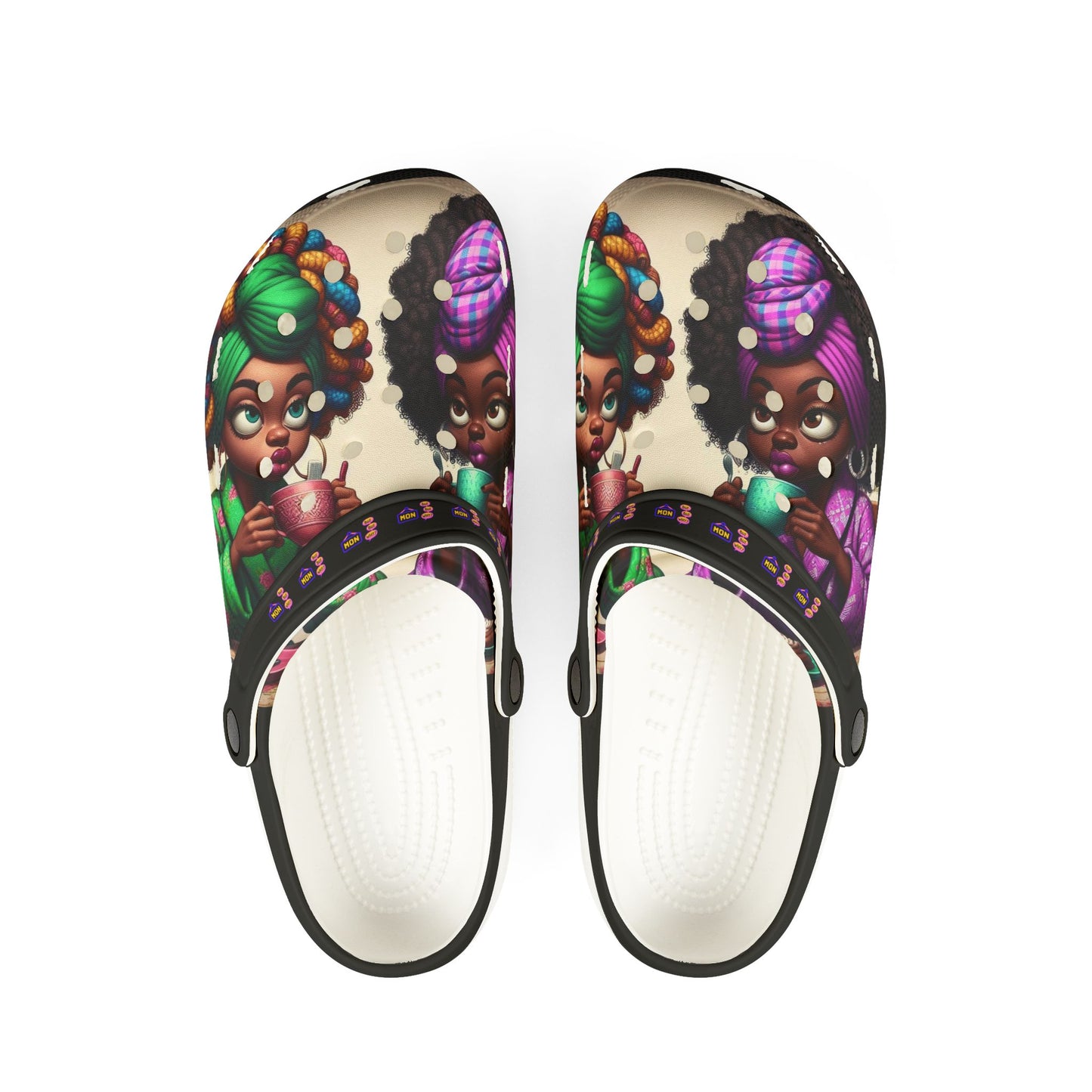 Monday Vibes EVA Foam Rubber Shoes (AOP) #MV6