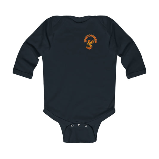Time To Rise Infant Long Sleeve Bodysuit #2IU