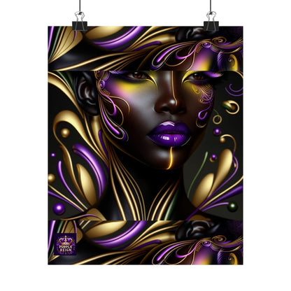 Purrple Reign Matte Vertical Posters #PR7